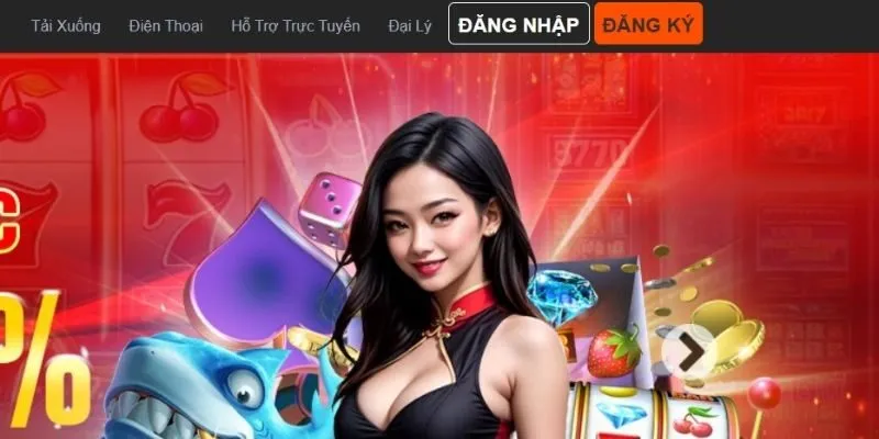 Bước 2: Tìm kiếm nút đăng nhập NOHUWIN để khám phá trò chơi